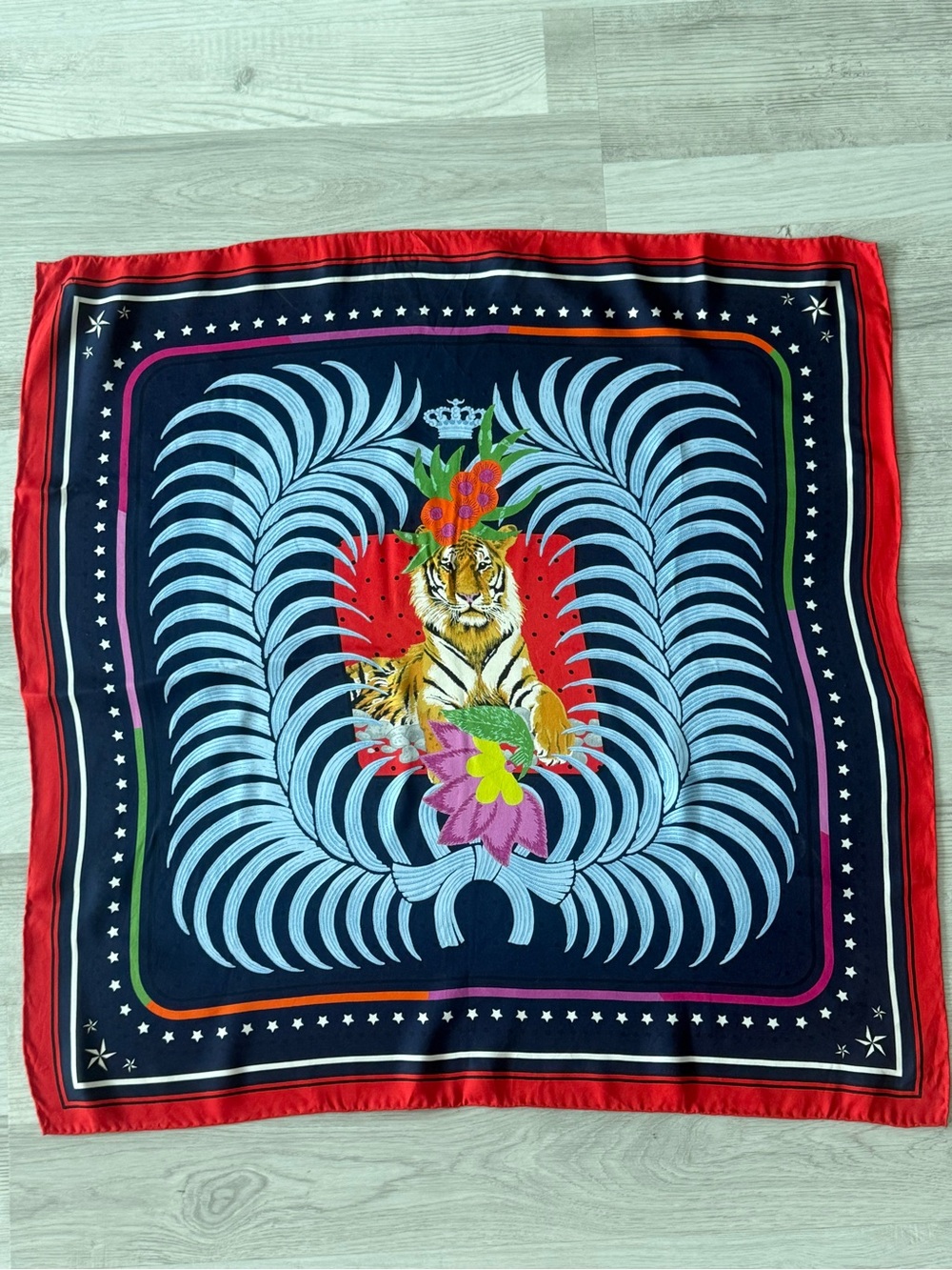 Hermès Tigre Royal Fleuri